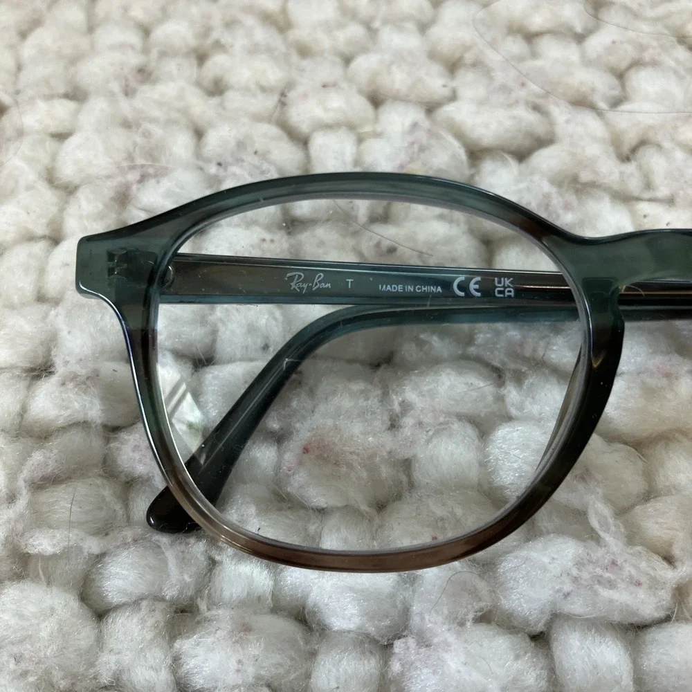Ray Ban RB 5417 52-19-145 Blue Tortoise Translucent Eyeglasses Lens Only‎ Trendy